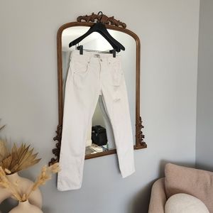 Agolde Isabel Ankle Slim Boyfriend Jeans in Starlight Wash